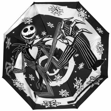 Nightmare Before Christmas Jack Skellington Snowflakes Color-Changing Umbrella